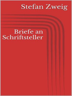 cover image of Briefe an Schriftsteller